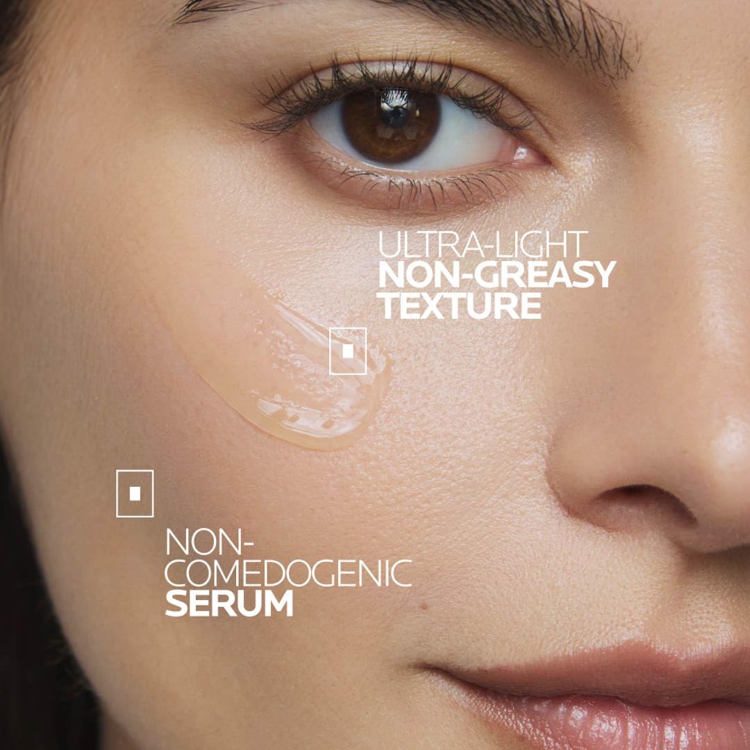La Roche Posay 12% Pure Vitamin C Anti-Aging Face Serum with Hyaluronic Acid & Salicylic Acid; Boosts Skin Regeneration and Reduces Appearance of Wrinkles 30ML