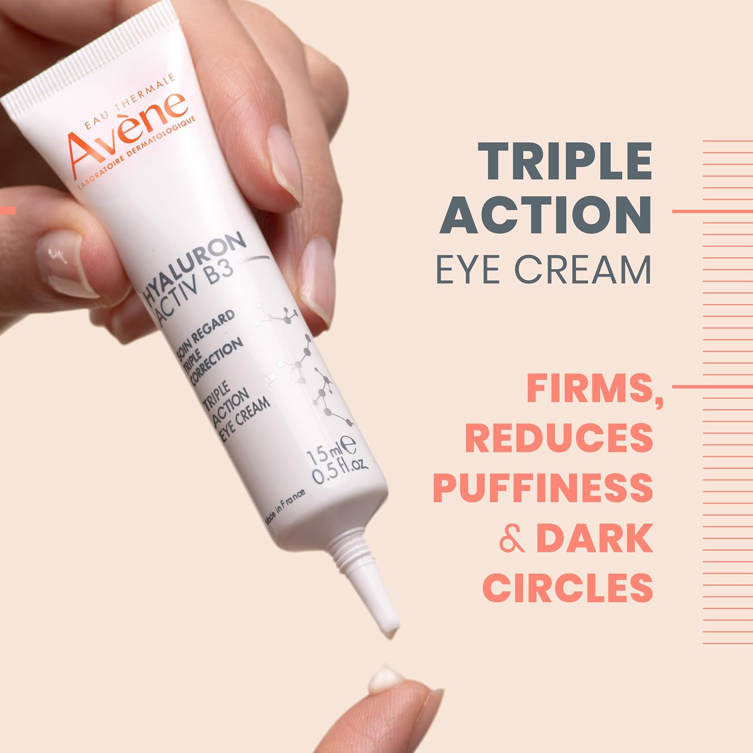 Avène Hyaluron Activ B3 Triple Correction Eye Cream, 0.5 Fl Oz