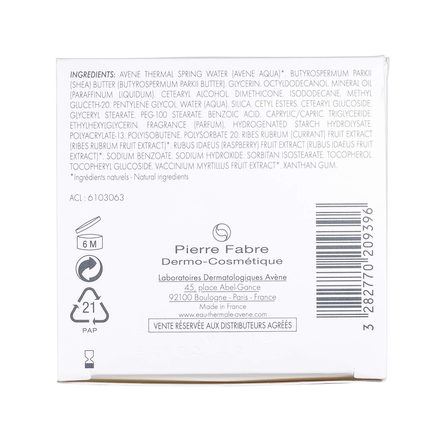 Avène RICH Revitalizing Nourishing Cream, Ultra Nourishing Face Moisturizer, Non-comedogenic 1.6 Fl Oz