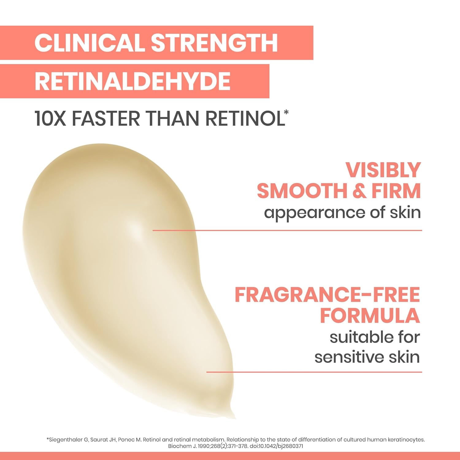 Avène Retrinal Intensive Multi-Corrective Cream, Retinal Face Cream Formulated with Retinaldehyde, Niacinamide & Hyaluronic Acid, Anti-aging Cream Visibly Reduces Wrinkles & Fine Lines, 1 Fl Oz