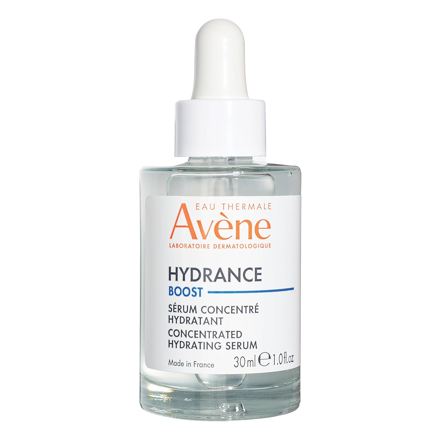 Avène Hydrance Boost Concentrated Hydrating Serum, 48 Hour Hydration, Hyaluronic Acid, 1.0 Fl Oz